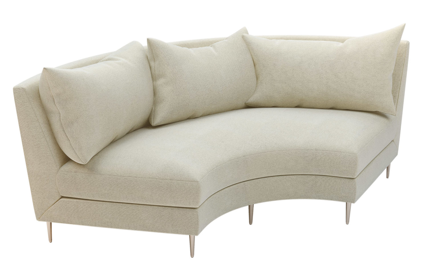 fizz mimosa armless sofa 105FT003P2 AS