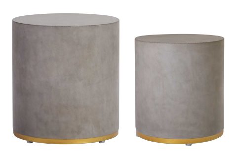 perp joy linea ring accent table P50199230517 gray gold set web