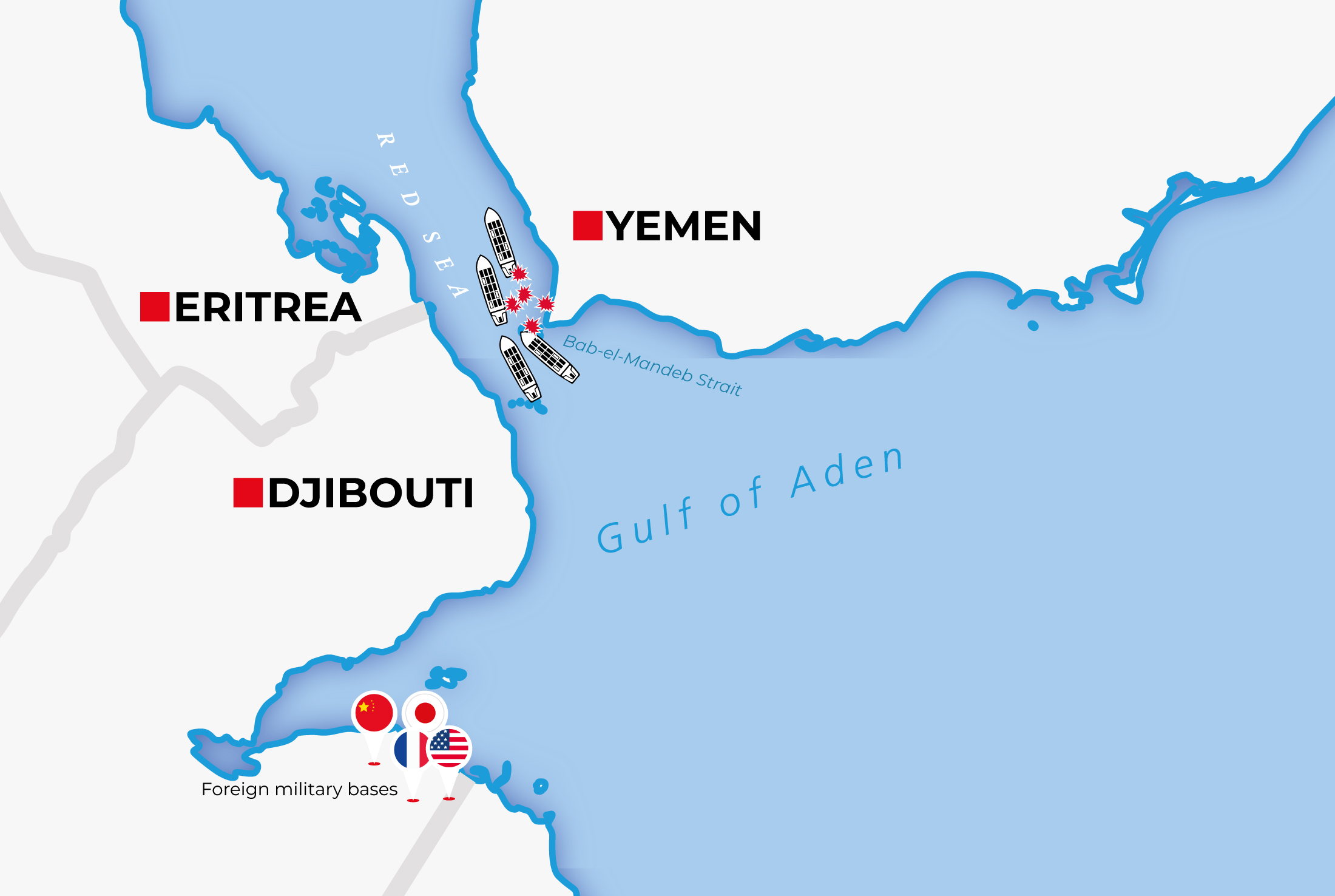 red sea crisis map Seasonal Living